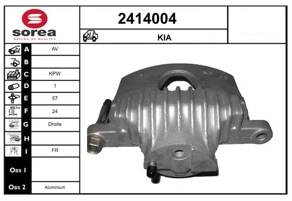 Etrier frana 2414004 EAI