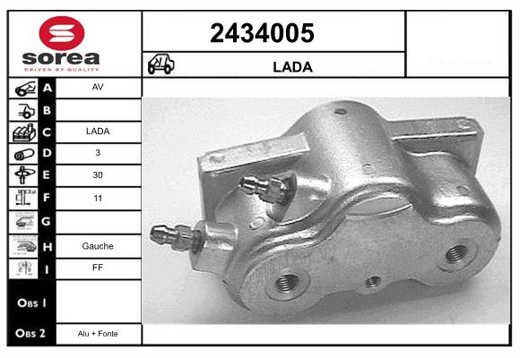 Etrier frana 2434005 EAI