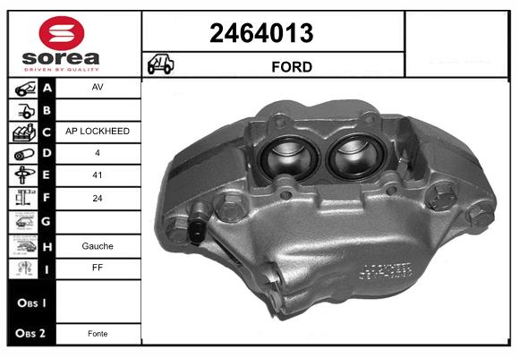 Etrier frana 2464013 EAI
