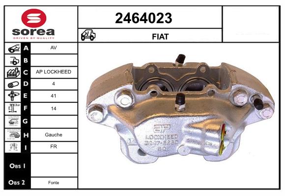 Etrier frana 2464023 EAI
