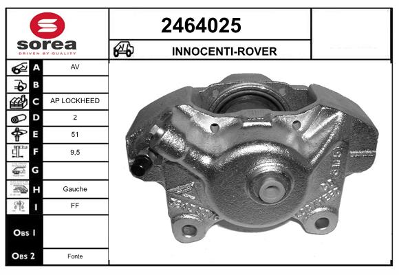 Etrier frana 2464025 EAI