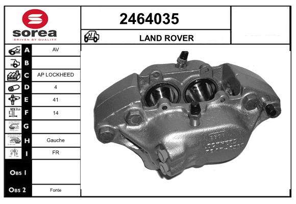 Etrier frana 2464035 EAI