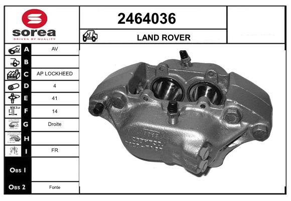 Etrier frana 2464036 EAI