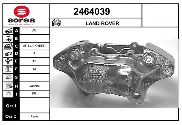 Etrier frana 2464039 EAI