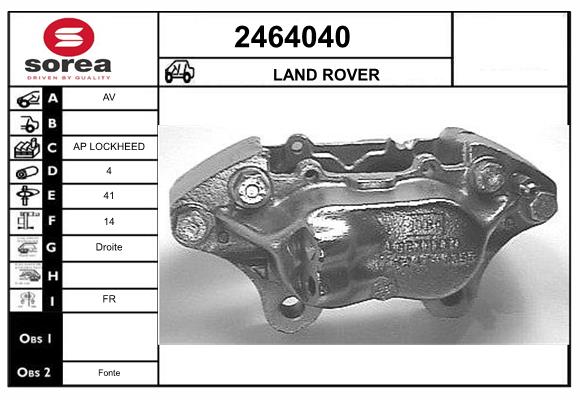 Etrier frana 2464040 EAI