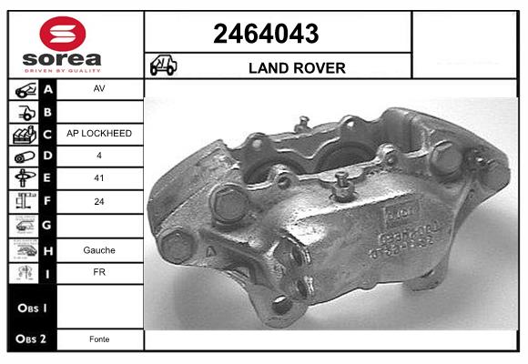 Etrier frana 2464043 EAI