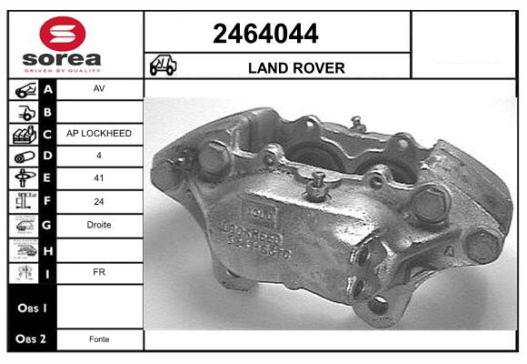 Etrier frana 2464044 EAI