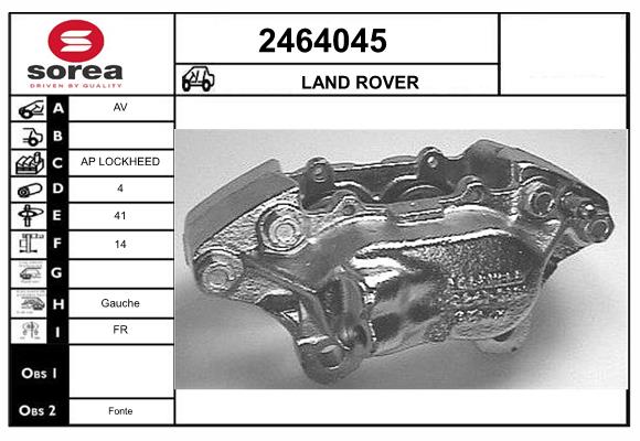 Etrier frana 2464045 EAI
