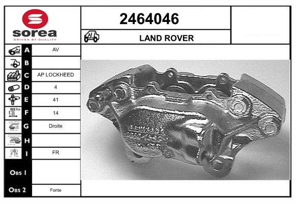 Etrier frana 2464046 EAI