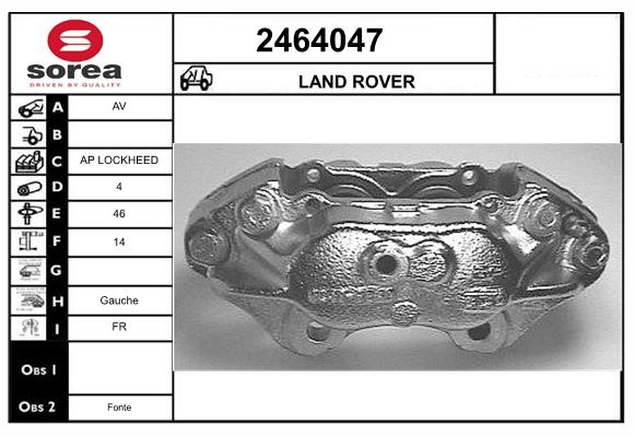 Etrier frana 2464047 EAI