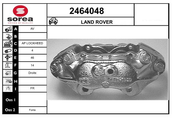 Etrier frana 2464048 EAI