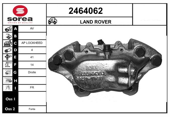 Etrier frana 2464062 EAI