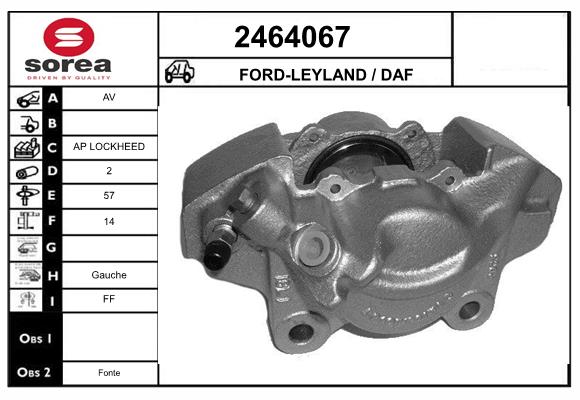 Etrier frana 2464067 EAI