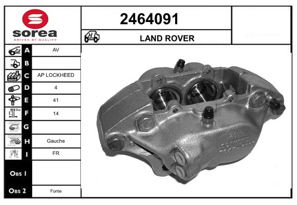 Etrier frana 2464091 EAI