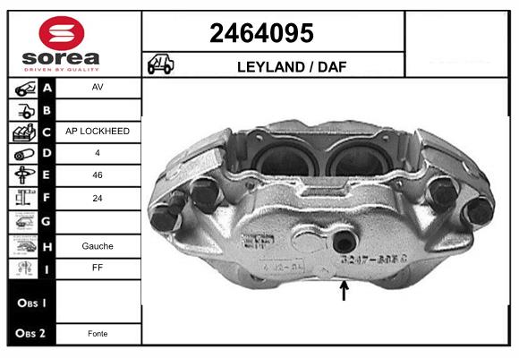 Etrier frana 2464095 EAI
