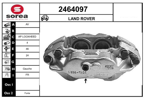 Etrier frana 2464097 EAI