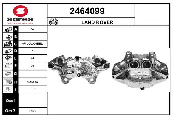 Etrier frana 2464099 EAI
