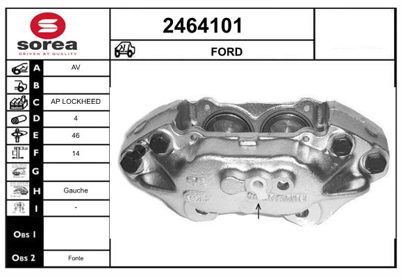 Etrier frana 2464101 EAI