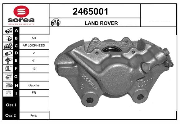 Etrier frana 2465001 EAI