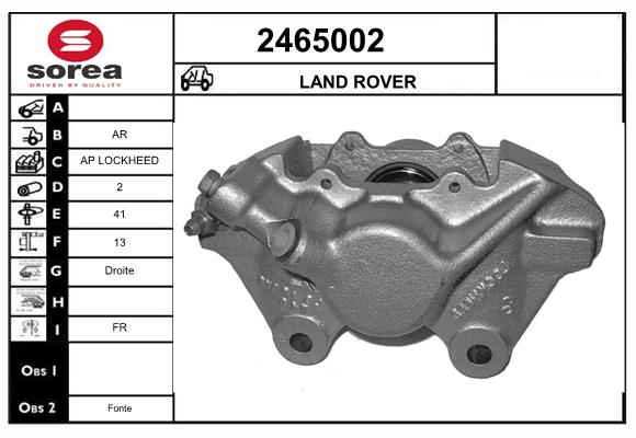 Etrier frana 2465002 EAI