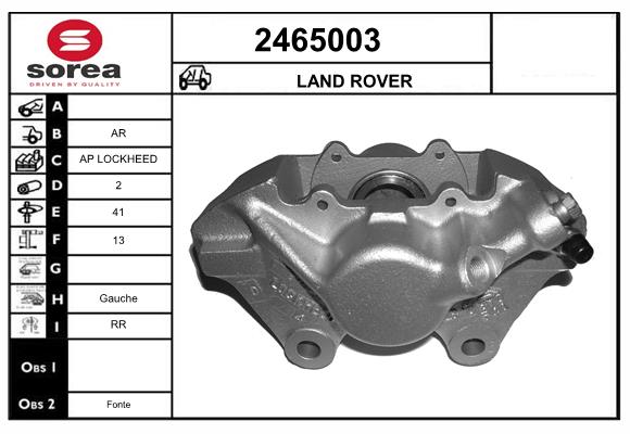 Etrier frana 2465003 EAI