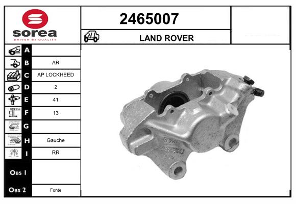 Etrier frana 2465007 EAI