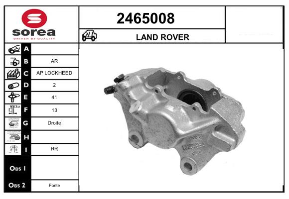 Etrier frana 2465008 EAI