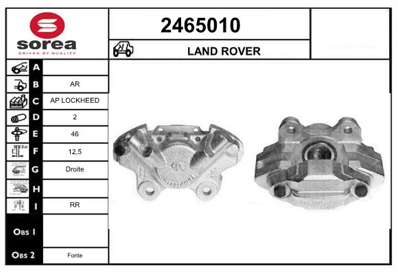 Etrier frana 2465010 EAI