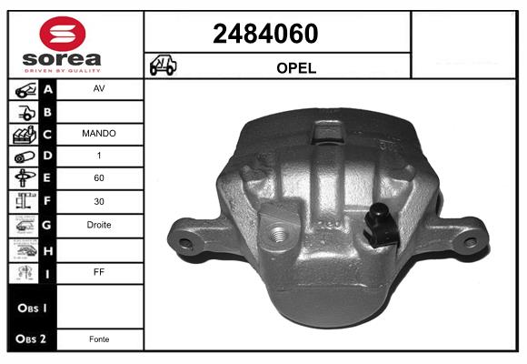 Etrier frana 2484060 EAI