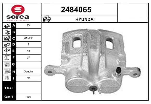 Etrier frana 2484065 EAI