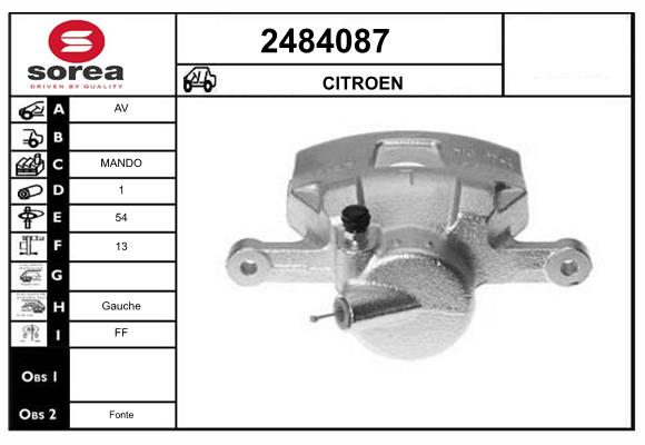 Etrier frana 2484087 EAI