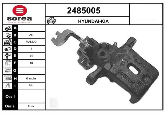 Etrier frana 2485005 EAI