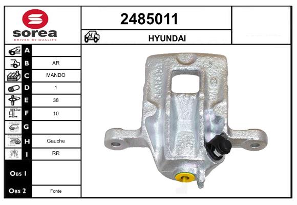 Etrier frana 2485011 EAI