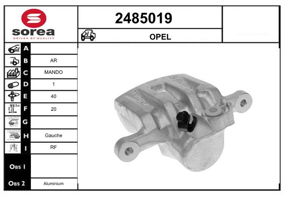 Etrier frana 2485019 EAI