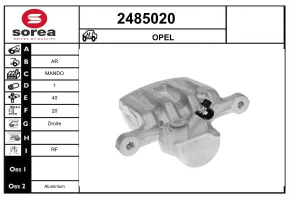 Etrier frana 2485020 EAI