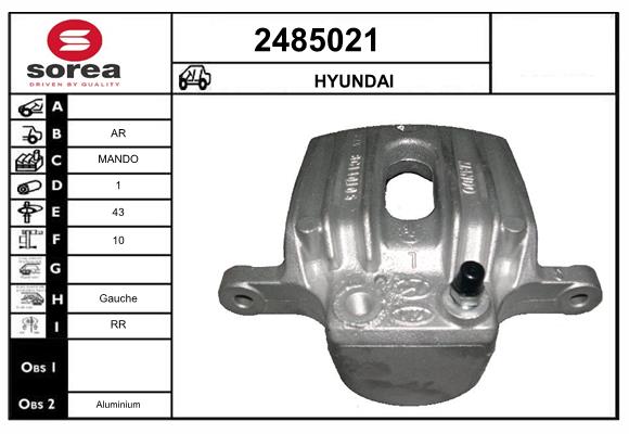 Etrier frana 2485021 EAI