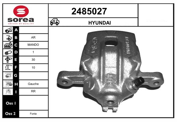 Etrier frana 2485027 EAI