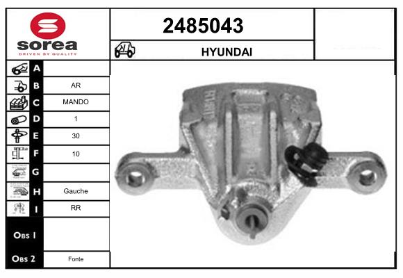 Etrier frana 2485043 EAI