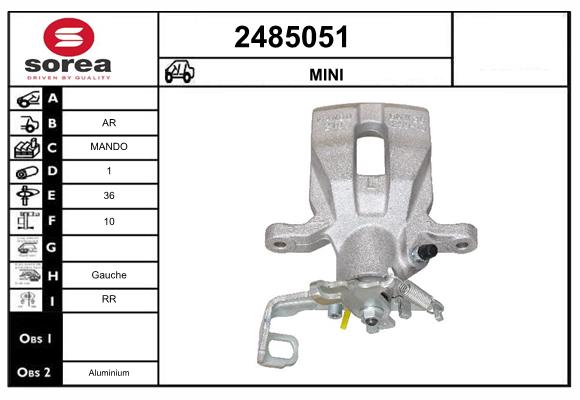 Etrier frana 2485051 EAI
