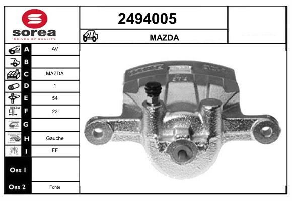 Etrier frana 2494005 EAI
