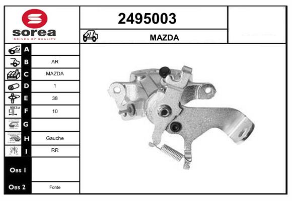 Etrier frana 2495003 EAI