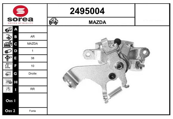 Etrier frana 2495004 EAI