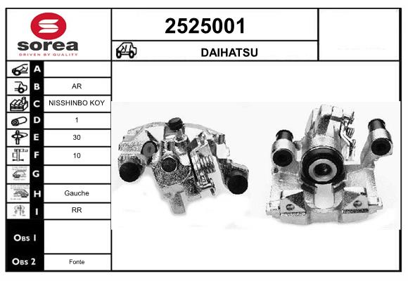 Etrier frana 2525001 EAI