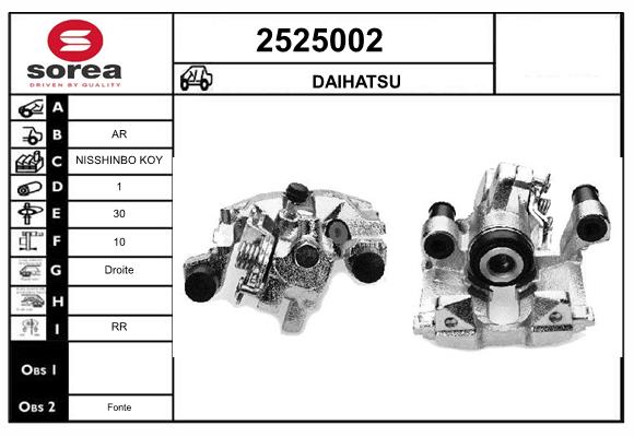 Etrier frana 2525002 EAI