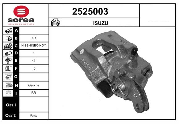 Etrier frana 2525003 EAI