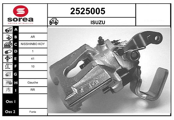 Etrier frana 2525005 EAI