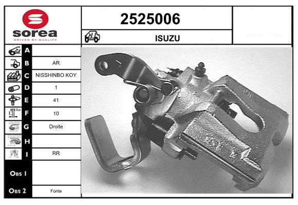 Etrier frana 2525006 EAI