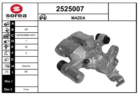 Etrier frana 2525007 EAI