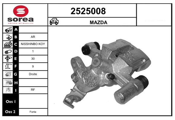 Etrier frana 2525008 EAI