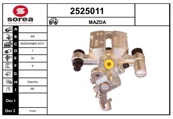 Etrier frana 2525011 EAI